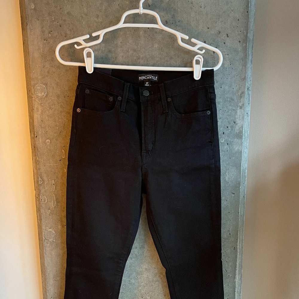 NEW J Crew Mercantile Denim - 10" highest-rise skinny jean  - Size 27